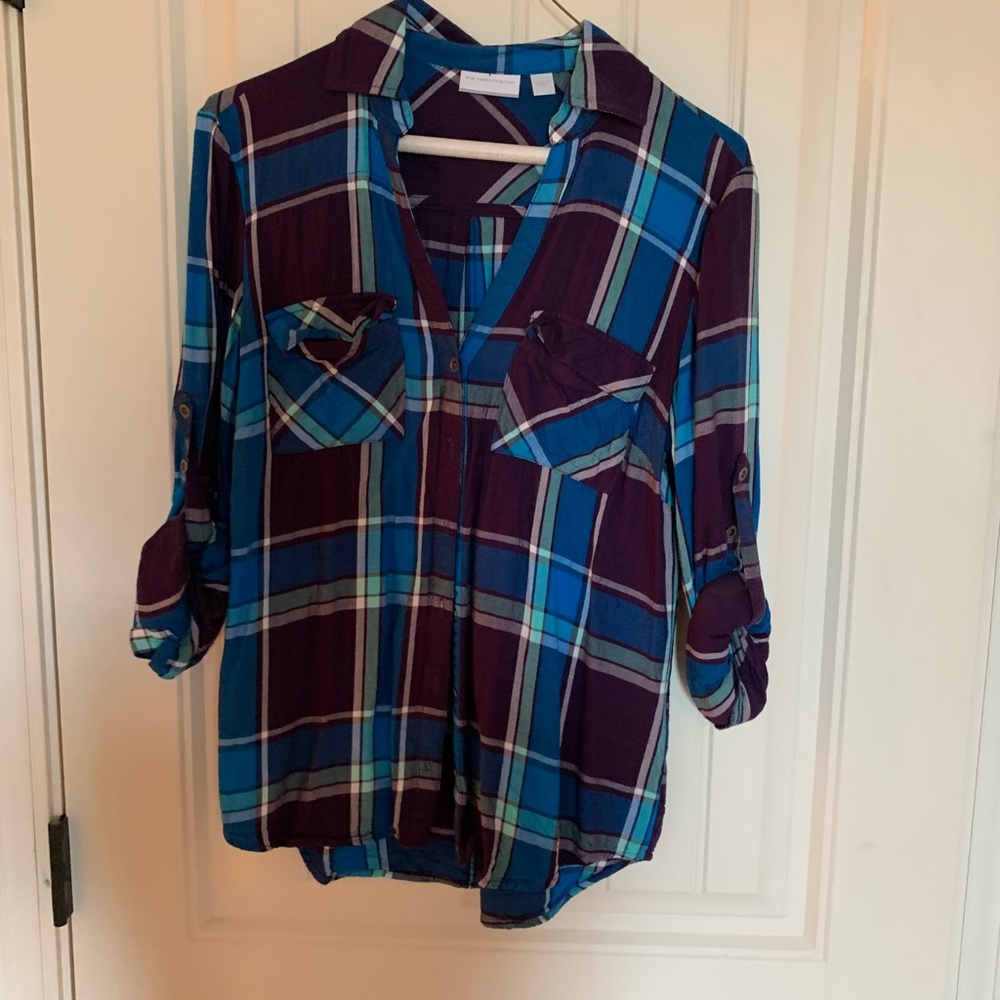 Blue flannel